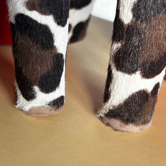 Christian Louboutin Bibi 140mm Pony Hair Nairobi Platform Pumps 39 - Picture 4 of 8